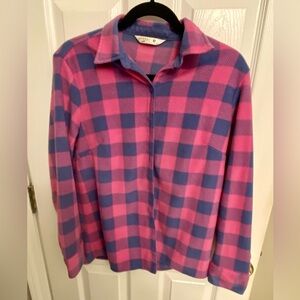 Pink and Blue Fleece Shirt